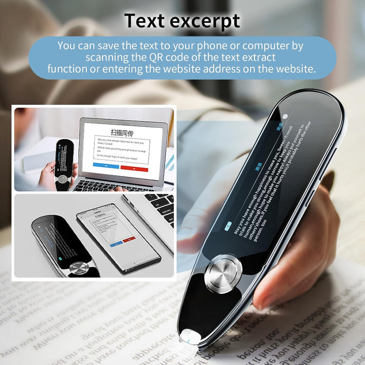 Pen Scanner OCR Digital Scanning Übersetzungsstift 112 Sprachen Scanner Übersetzer, Text-to-Speech,