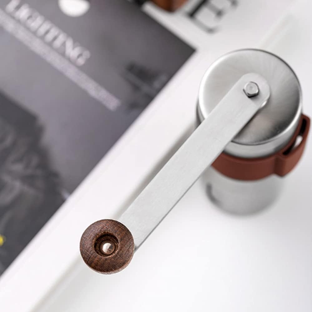 Cocoarm Verstellbare Handkaffeemühle Edelstahl Körper Handbuch Handkaffeemühle Waschbare Handmühle K