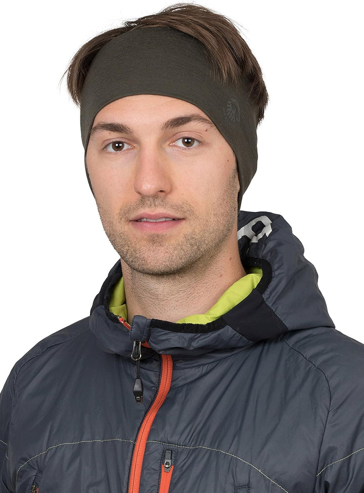 GIESSWEIN Stirnband Brentenjoch - Merino Jersey Headband, Damen &amp; Herren Ohrenwärmer aus 100% Merino