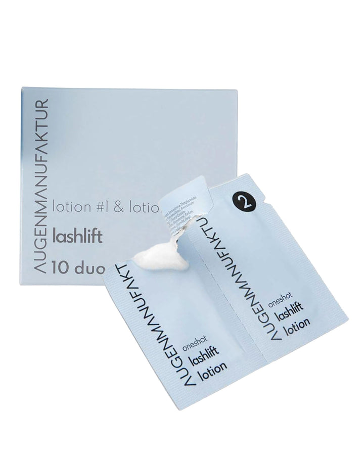 Augenmanufaktur Wimpernlifting Lotion Doppelkammer Sachets - 10 Stück - Wimpernlifting - Formt & Fix