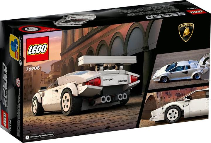 LEGO Speed Champions Lamborghini Countach 76908 Bausatz; Sammlermodell des legendären Supersport