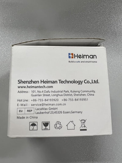 HEIMAN Mini Rauchmelder Feuermelder mit 10 Jahren Batterielaufzeit Brandmelder,TÜV und EN14604 Zerti