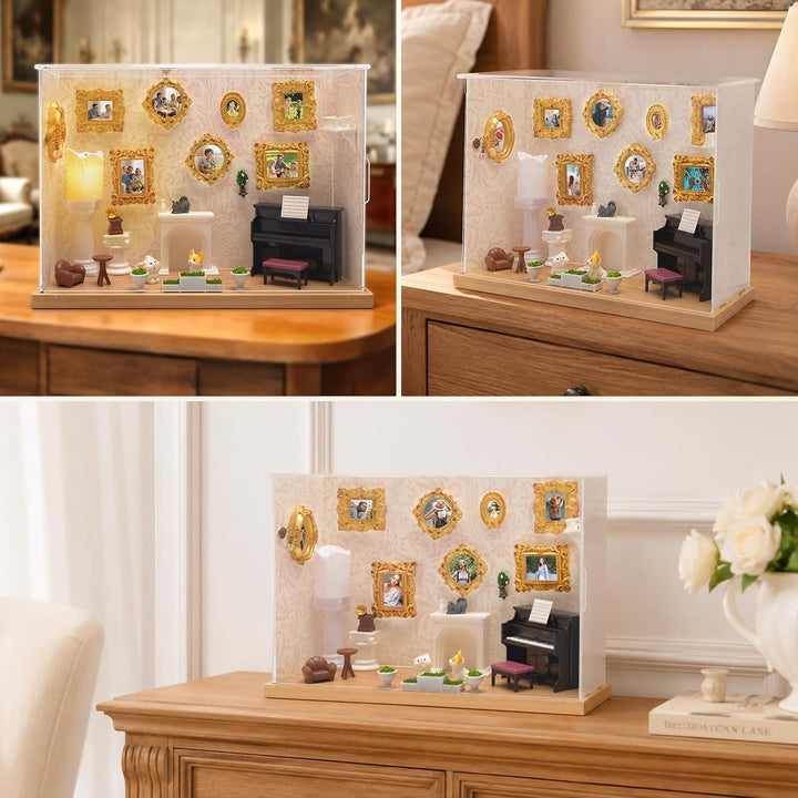 Lermende DIY Mini Museum Bilderrahmen: Mini Museum Silhouette Box