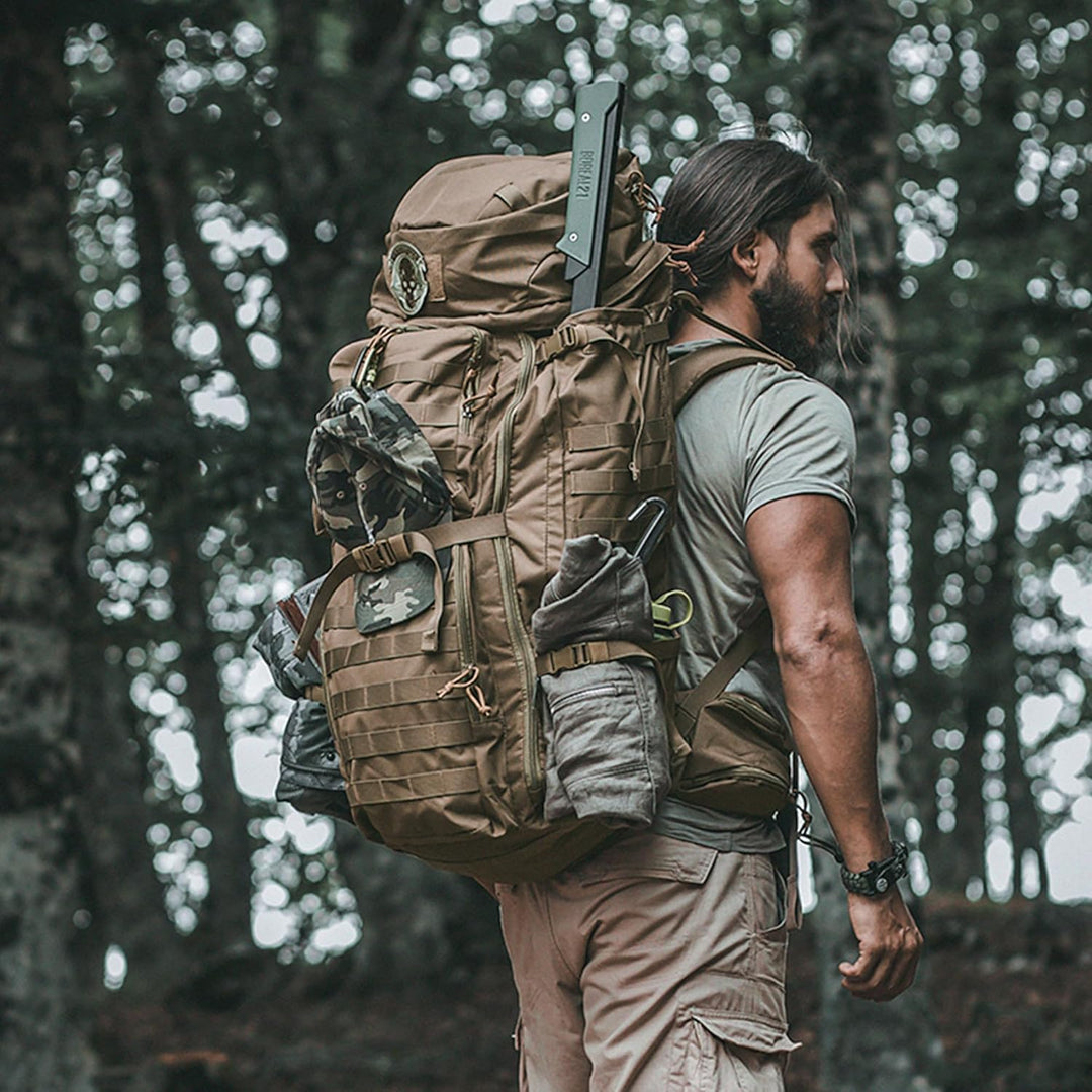 Mardingtop 75L Rucksack Taktischer Rucksack Wanderrucksack Trekkingrucksack YKK Zipper mit der gross