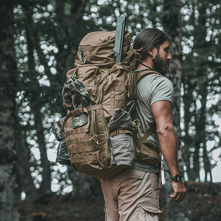 Mardingtop 75L Rucksack Taktischer Rucksack Wanderrucksack Trekkingrucksack YKK Zipper mit der gross