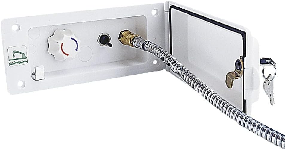 Reich Wassersteckdose mit Brause und Vormischer ohne Schloss grau