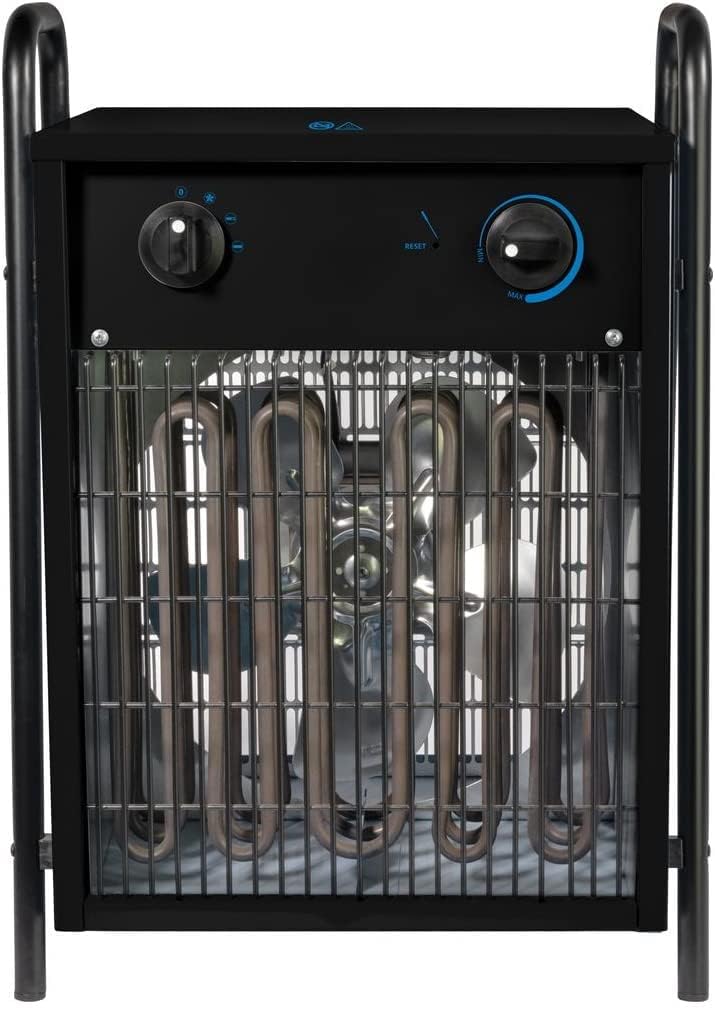 Güde 85013 Elektroheizer GH 9 EV 4.5 kW, Blau
