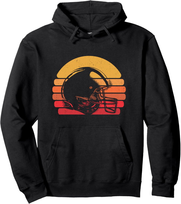 Retro American Football Spieler Geschenk - Vintage Pullover Hoodie