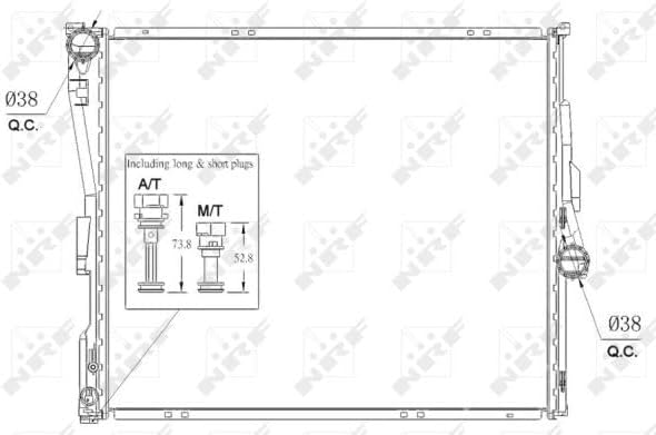 NRF 53956 Kühler, Motorkühlung