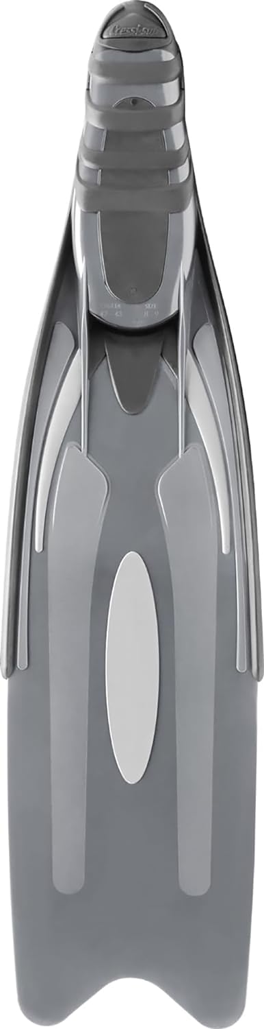 Cressi Gara - Lange Flossen für Apnoe / Freitauchen - High Performance Professional LD Silver 44/45,