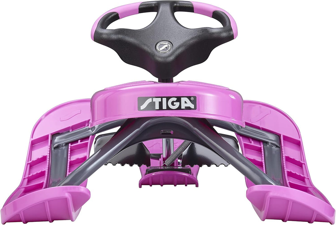 STIGA Schlitten Snowracer Rennrodel Curve Lenkschlitten für Kinder ab 7 Jahre -
