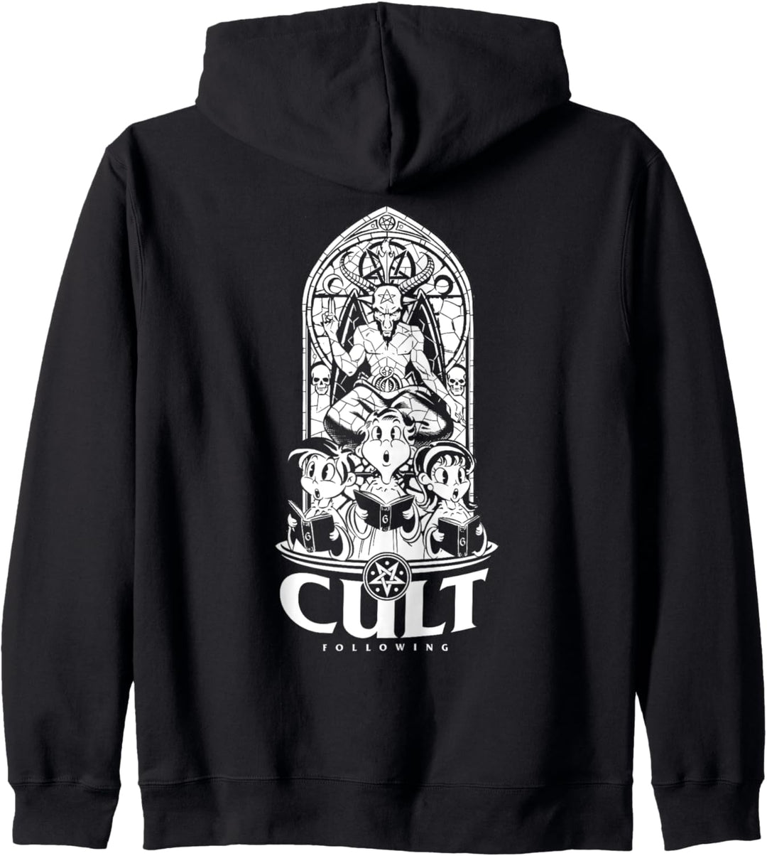 Blackcraft Atheist Cute Death Metal Satanic Cult Baphomet Kapuzenjacke
