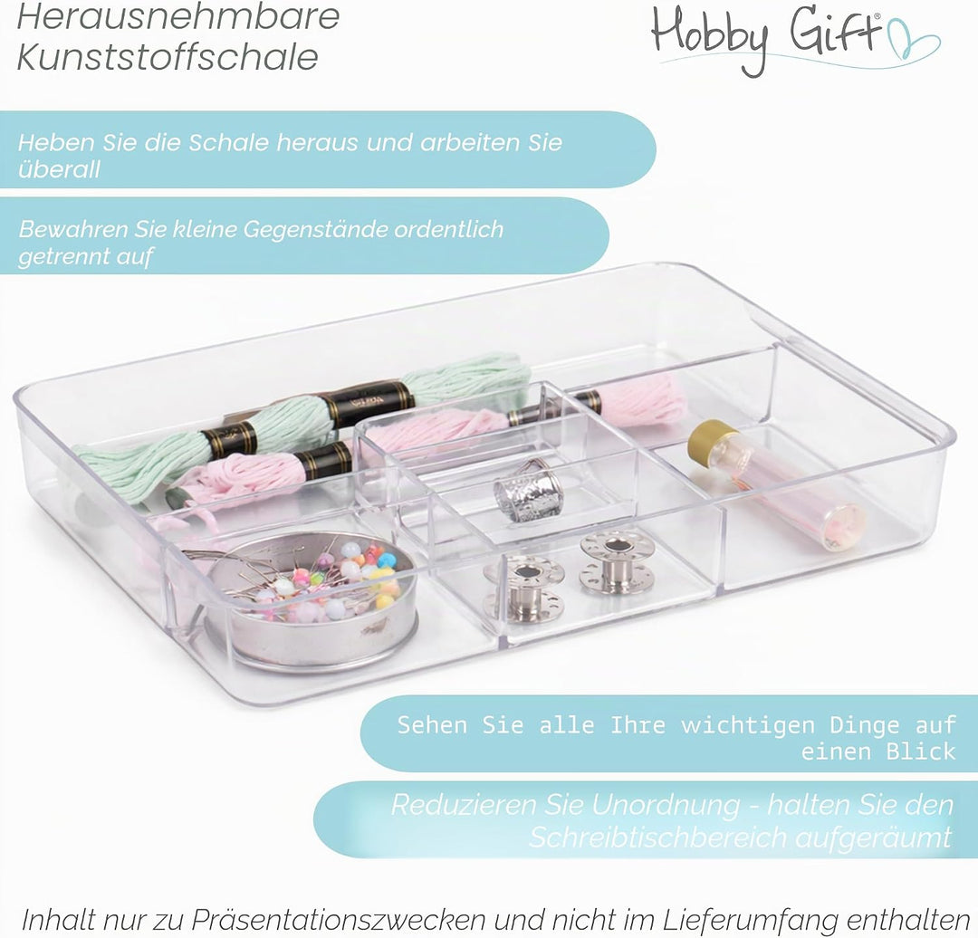 Hobby Gift Neuheit Nähhandwerk Hobby Aufbewahrungsbox, Bienenstock, 21 x 29 x 23cm, Bienenstock