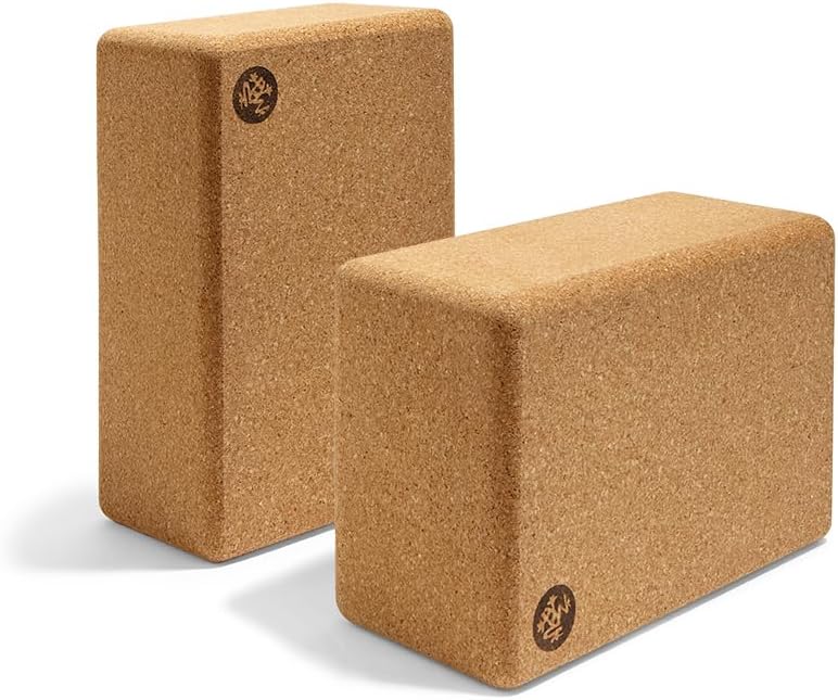 Manduka Unisex-Erwachsene Cork Yoga-Block 4" x 6" x 9", 4" x 6" x 9"