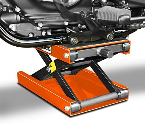 ConStands - Motorrad-Hebebühne für Chopper/Custombike Hydraulisch Sicherung Orange CB58511