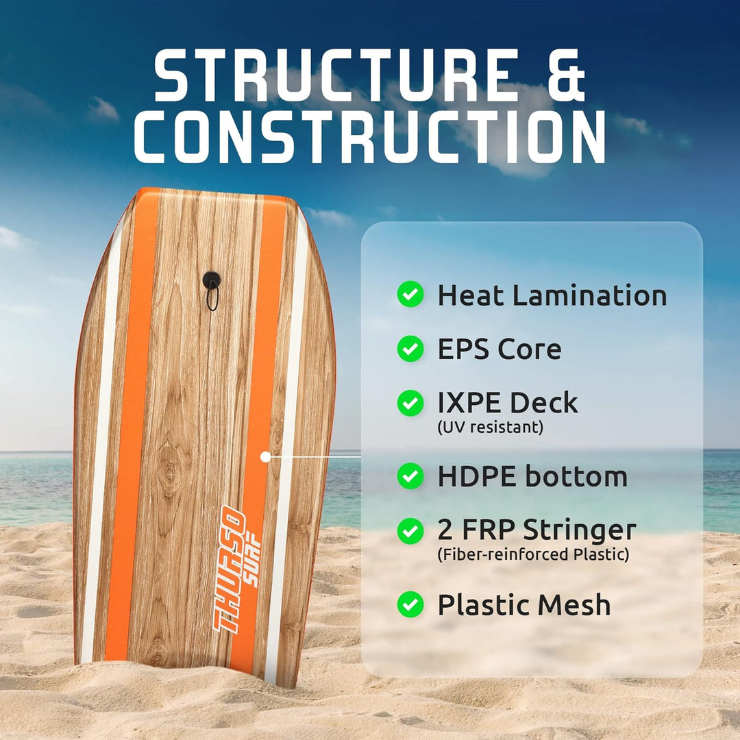 Thurso SURF Quill Bodyboard 107 cm tangerine, 107 cm tangerine