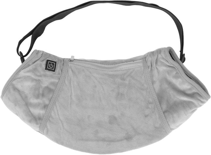 Elektrisch Beheizbarer Handwärmermuff, USB-Betrieben, 3 Temperaturstufen 40-55°C, Samt und Polyester