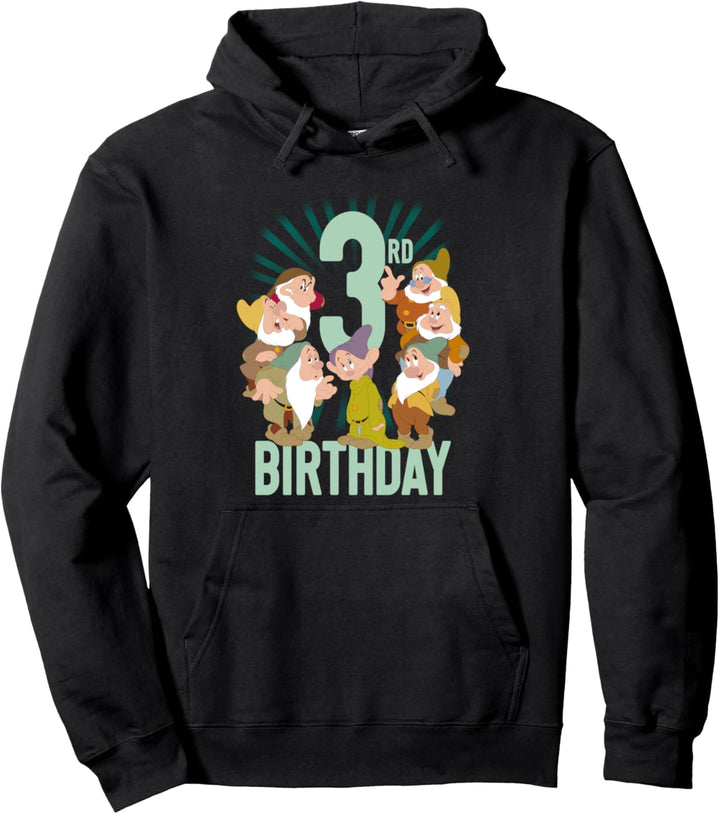 Disney Snow White Seven Dwarfs 3rd Birthday Portrait Pullover Hoodie