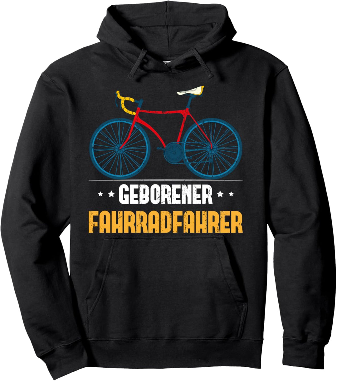 Rennrad Fahrrad Radsport Radfahrer Geborener Fahrradfahrer Pullover Hoodie