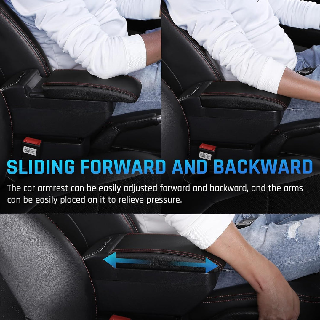 Doppelschicht Armlehne Box Für Mitsubishi Mirage Attraction Space Star 2014-2023 Mittelkonsole Aufbe