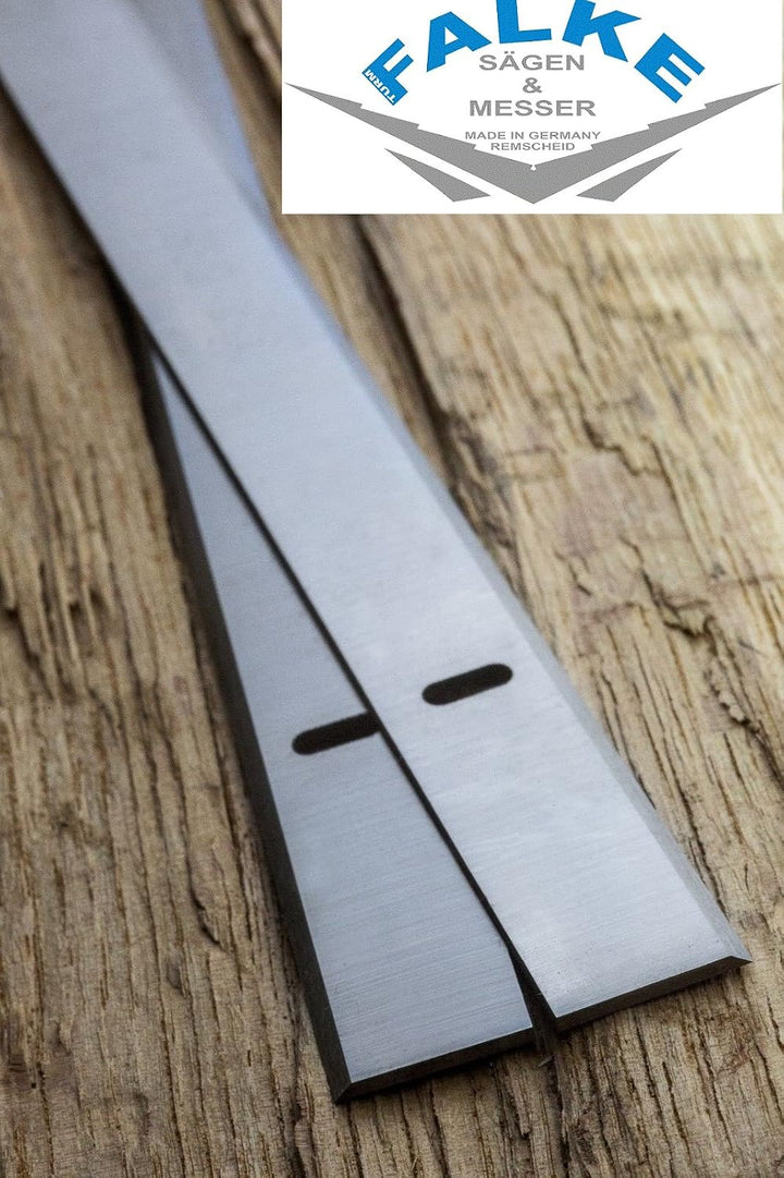 GÜDE GADH 200 Abrich Dickenhobel (2 Stück HSS Hobelmesser)