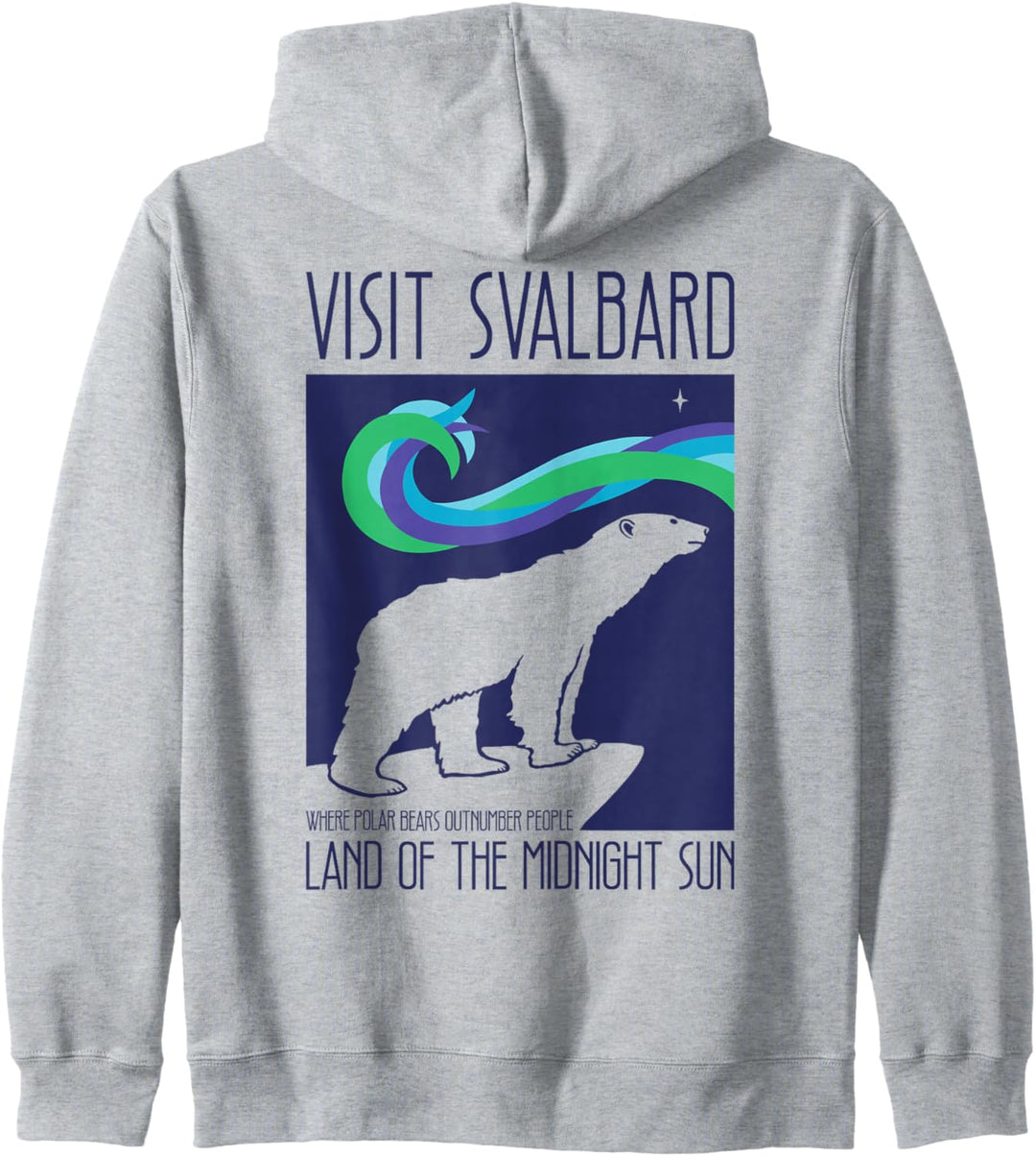 Svalbard Polar Bear | Northern Lights in Longyearbyen Norway Kapuzenjacke
