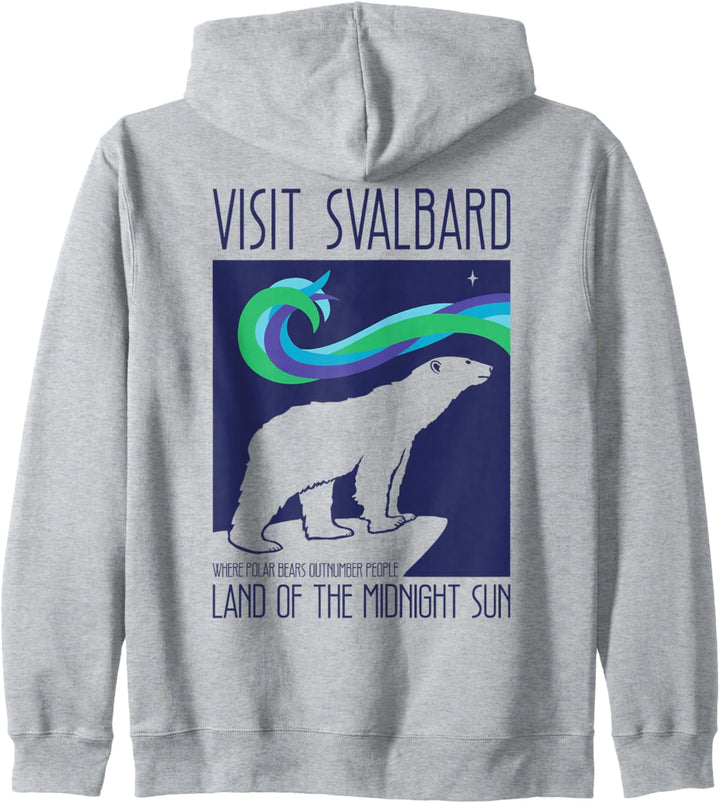 Svalbard Polar Bear | Northern Lights in Longyearbyen Norway Kapuzenjacke