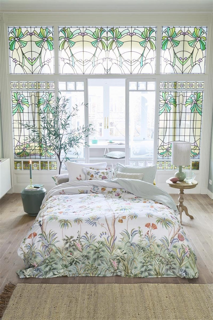 PiP Studio Bettwäsche Il Paradiso White 1 Bettbezug 200 x 200 cm + 2 Kissenbezüge 80 x 80 cm, 1 Bett