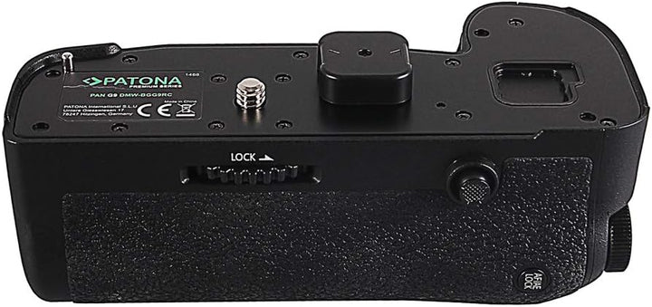 PATONA 1488 - Ersatz für Batteriegriff Panasonic DMW-BGG9 zu Lumix DC-G9 - mit IR-Fernbedienung (Bat