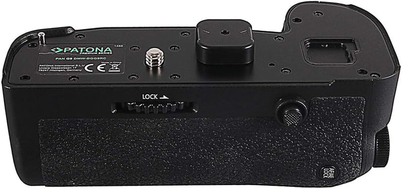 PATONA 1488 - Ersatz für Batteriegriff Panasonic DMW-BGG9 zu Lumix DC-G9 - mit IR-Fernbedienung (Bat