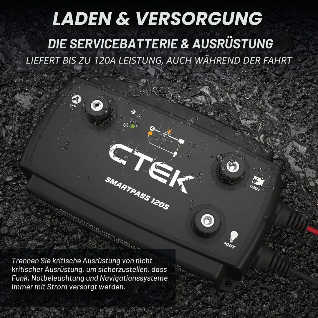 CTEK SMARTPASS 120S mit Einbauset, 40-678