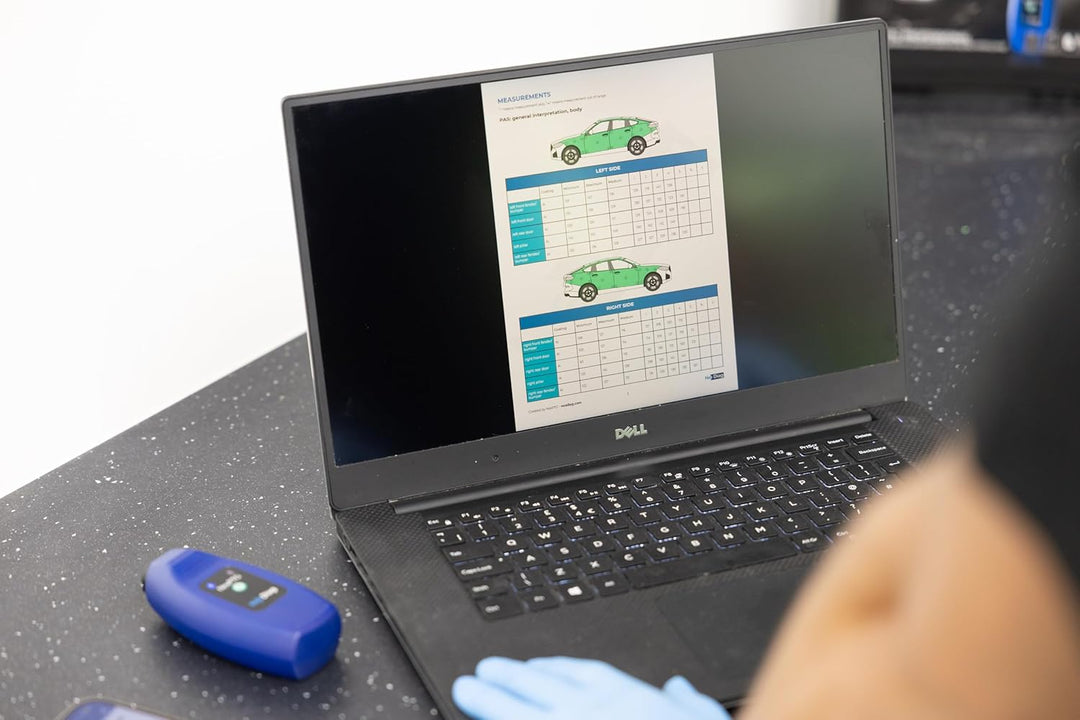 NexDiag® Lackmessgerät Auto Pro, Lackschichten Messgerät für Auto 0-2500 μm, Messauflösung: 1 μm (0,