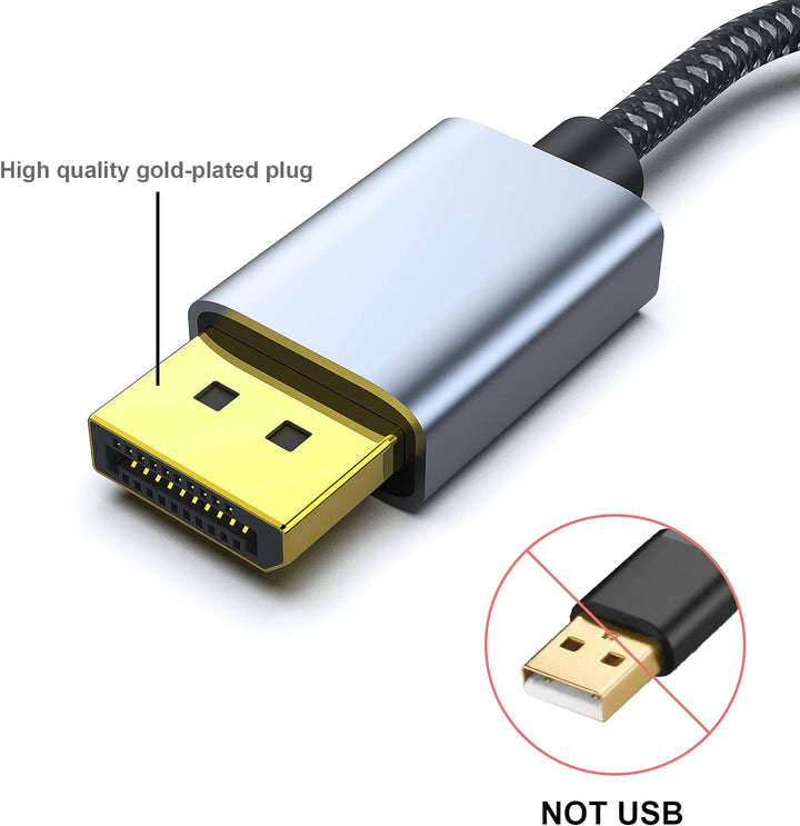BENFEI 4K DisplayPort auf HDMI 5 Stück, Unidirektional DisplayPort DP Computor zu HDMI Monitor Verbi