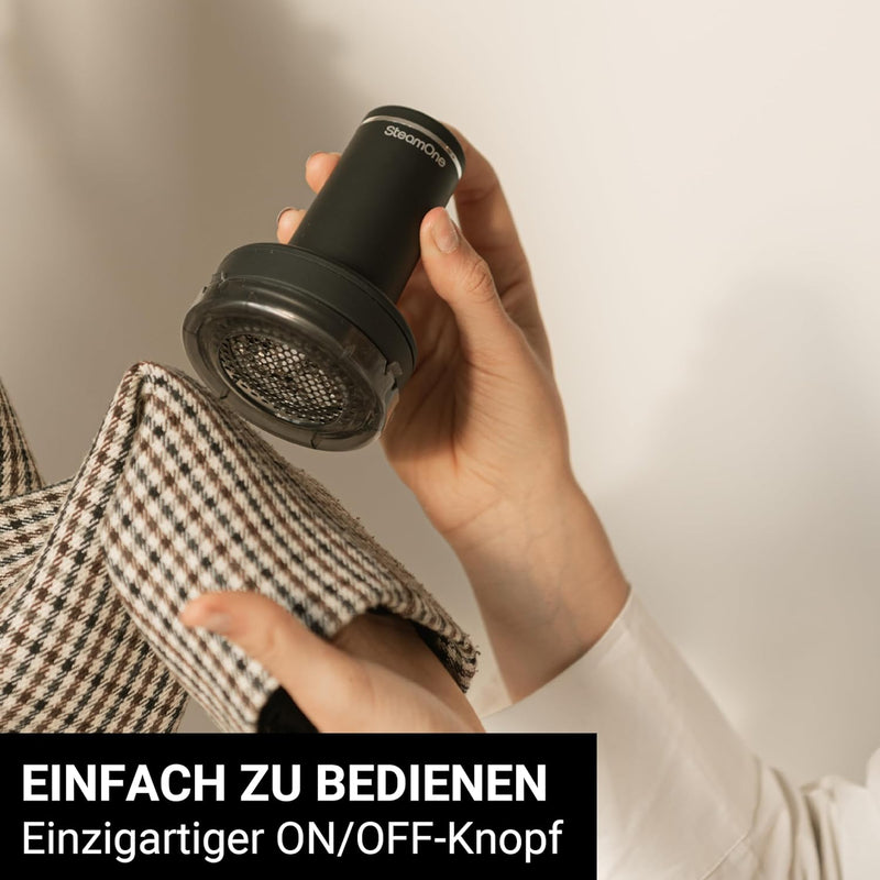 SteamOne - Fusselrasierer RP10B - Fusselentferner mit Ergonomischem Griff - Elektrischer Flusenrasie