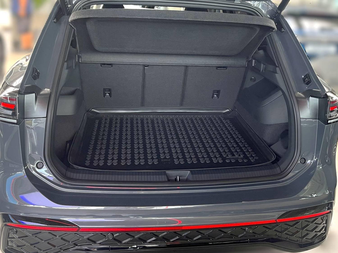 AZUGA Gummi Kofferraumwanne Premium Antirutsch passend für VW Tiguan ab 2/2024 (hoher Boden)/für Cup