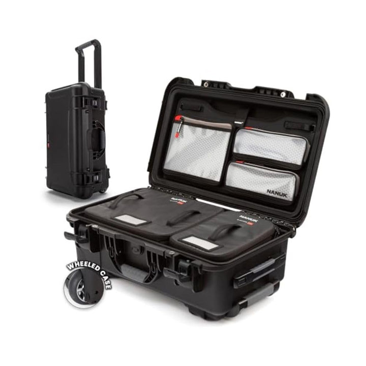 NANUK 935 Pro Foto mit N-Cubik - Wasserdichter Reisekamera-Hartschalenkoffer mit 13S & 13M N-Cubik E