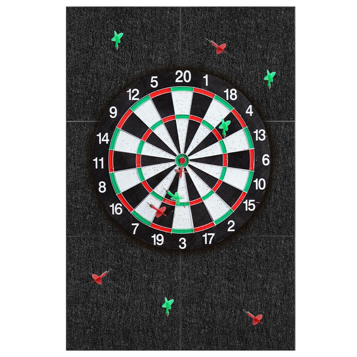 Dart Wandschutz, Filz-Dartboard-Wandschutz, 6 Stück Dart Schutzwand Selbstklebend 30*30cm, Wandumran