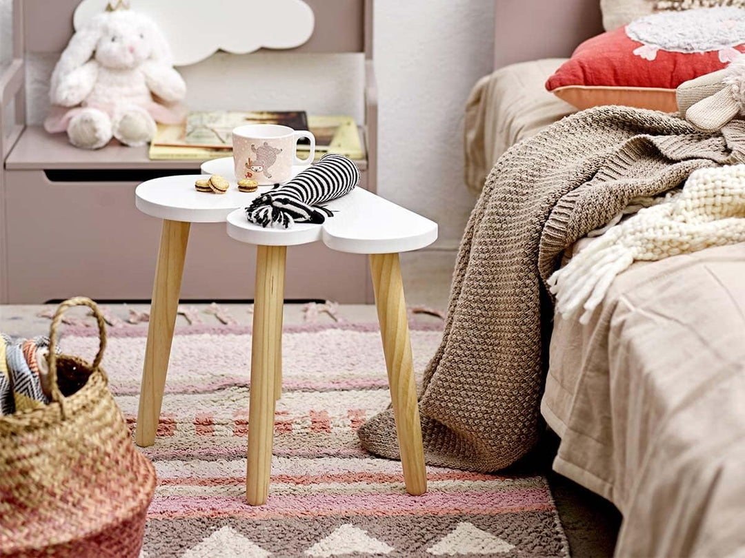 Bloomingville [W] Table, White, MDF,L45xH34xW27/L55xH46xW33 cm, Set of 2