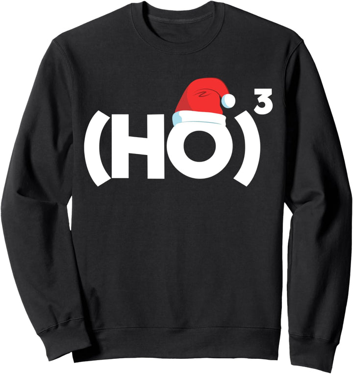 HO HO HO Mathe Mathematik Physik Nerd Informatik Weihnachts Sweatshirt