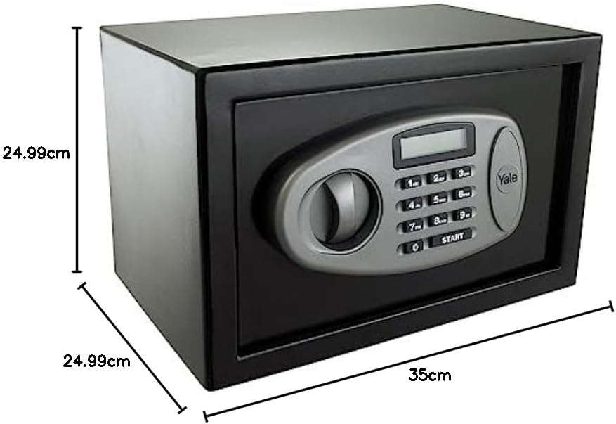 Yale Locks YMS Medium Digital-Safe, 25 cm, Medium