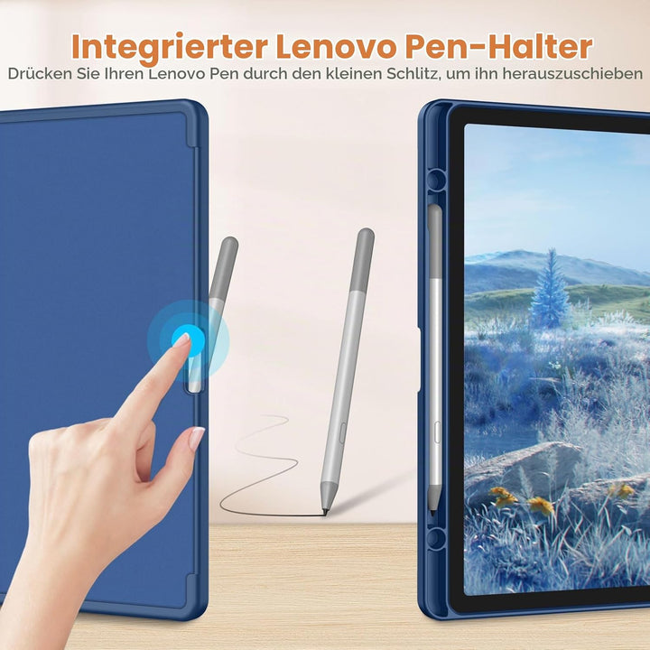 FINTIE Tastatur Hülle für Lenovo Idea Tab 11 Zoll 2025 (TB-336ZU/ TB-336FU), Soft TPU Rückseite Gehä