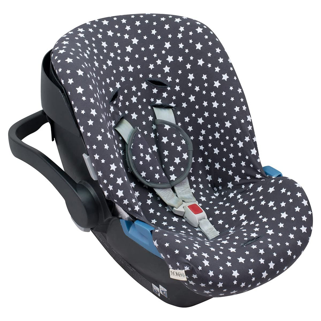 JYOKO KIDS Bezug für Autositz kompatibel mit Cybex Aton Cloud- Q-M-2-4-5, aus Baumwolle (Aton 2, Win