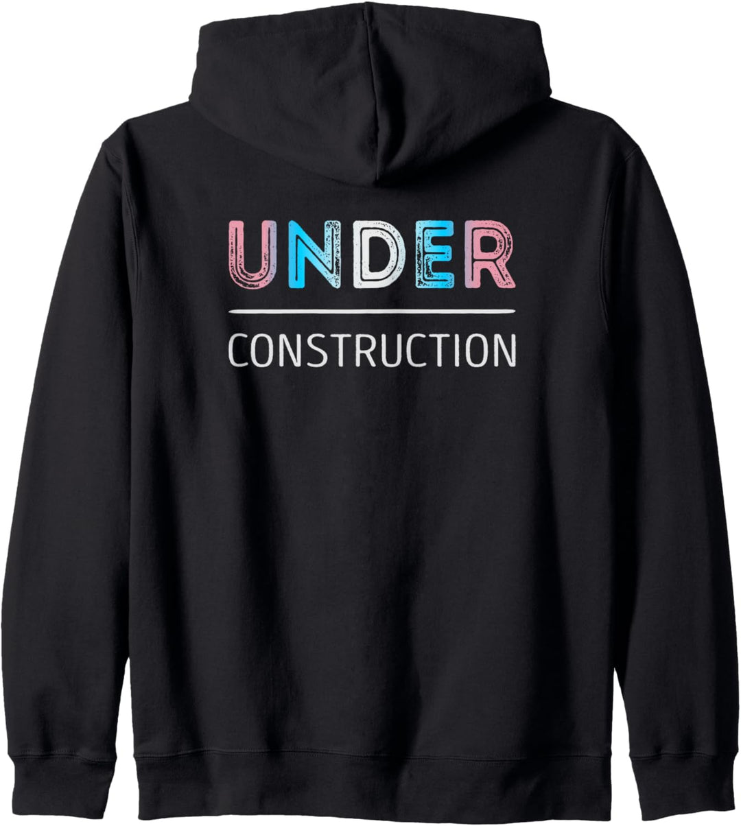 Under Construction Trans Pride Kapuzenjacke