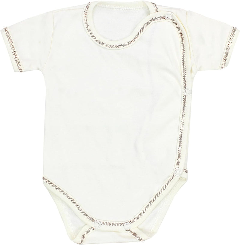 TupTam Unisex Baby Kurzarm Wickelbody 5er Pack 56 Mädchen 2, 56 Mädchen 2