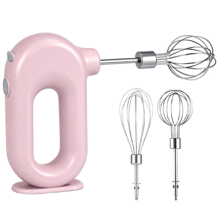 Kabelloser Handmixer Elektrisch, Schneebesen, 4-Gang Einstellbar Grün, Grün
