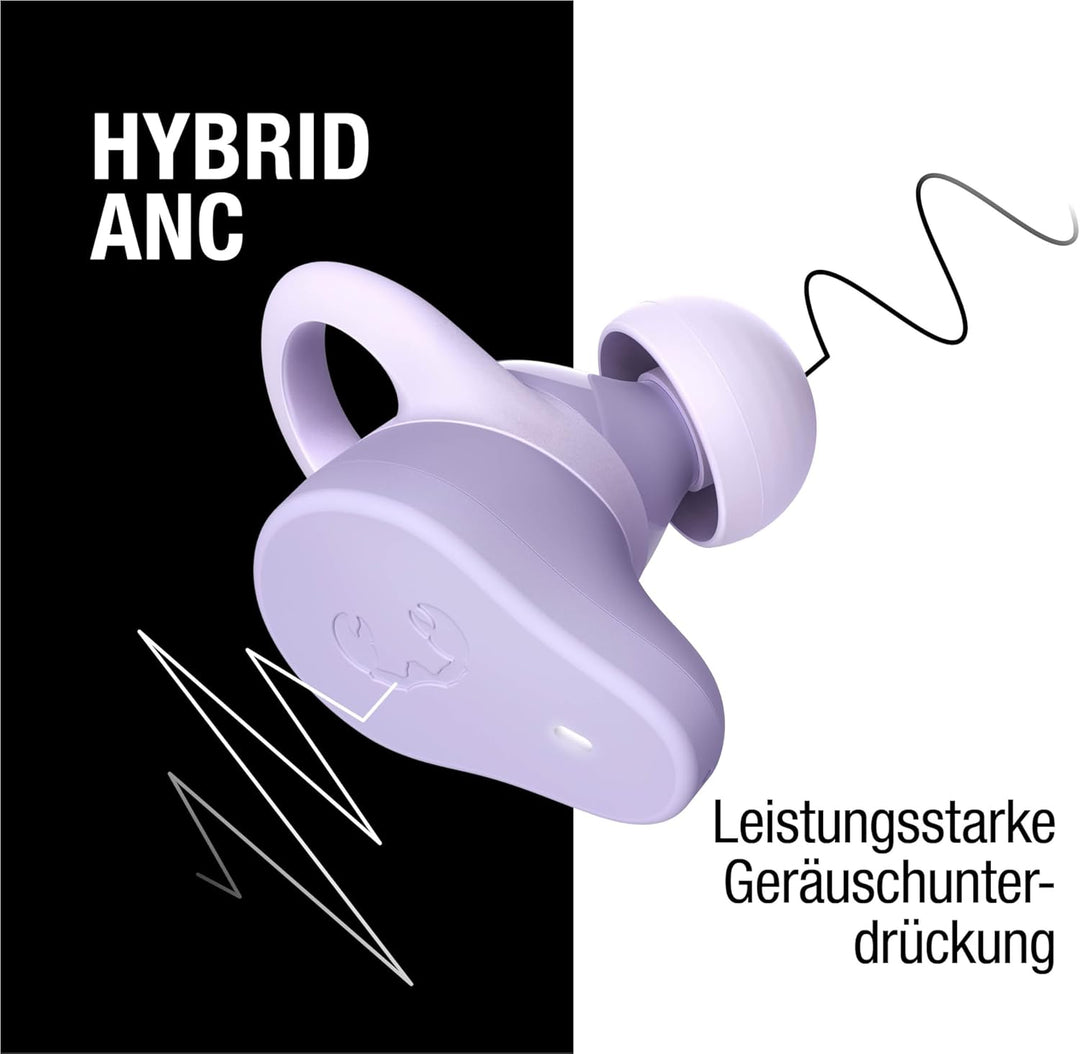 Fresh 'n Rebel Twins Rush, Bluetooth Kopfhörer Sport In-Ear mit Hybrid aktiver Noise Cancelling, Amb