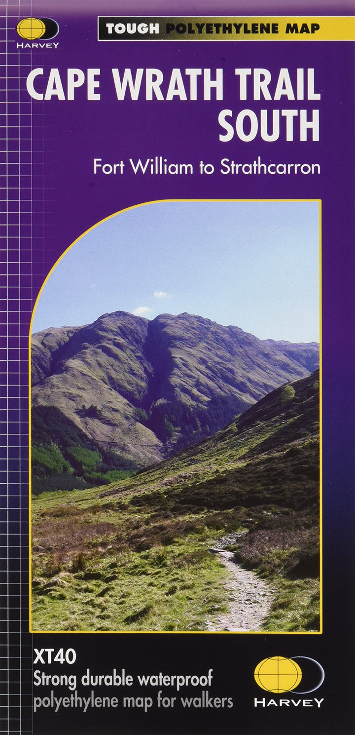 Cape Wrath Trail South XT40: Route Map: Fort William to Srathcarron (Trail Map XT40), Karte