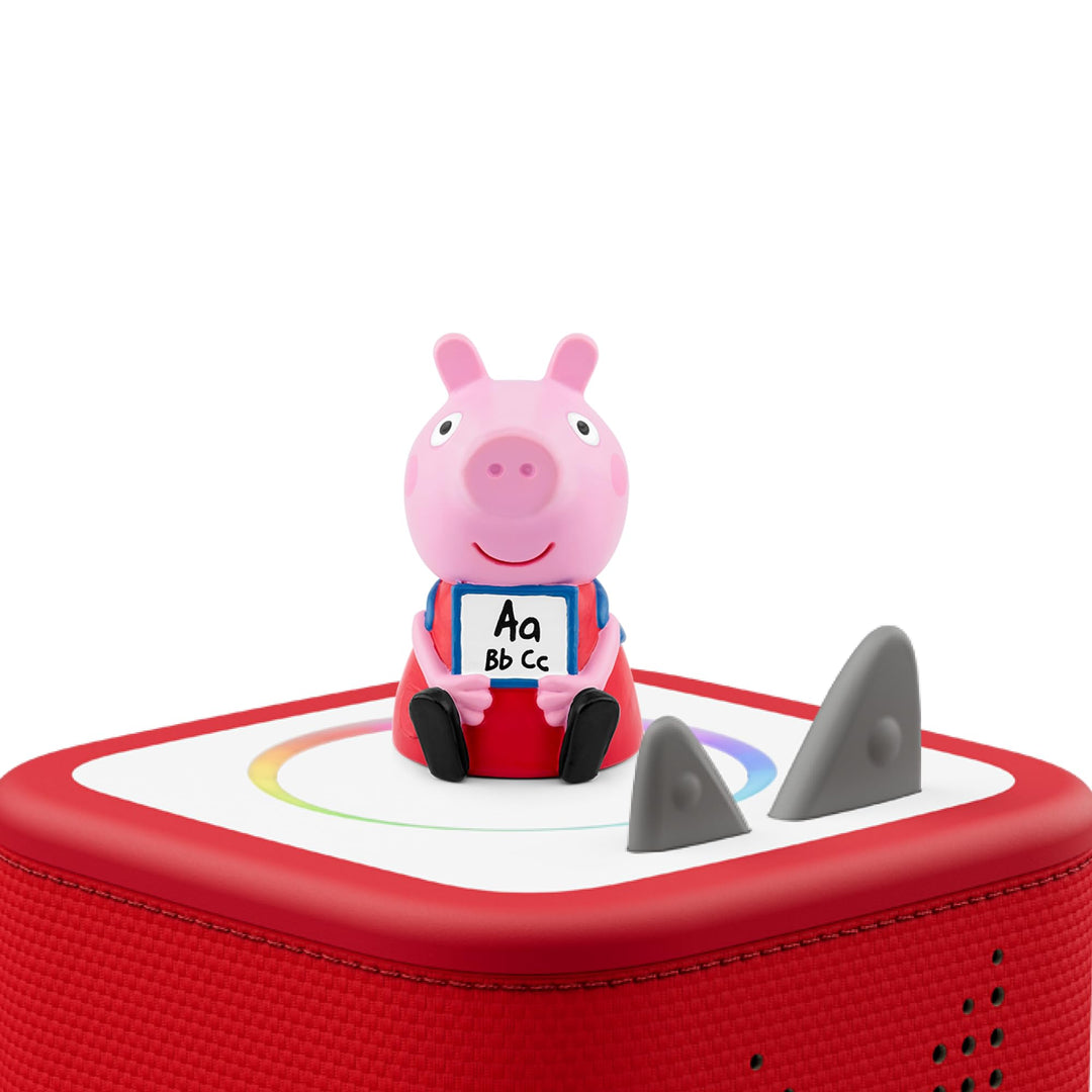 tonies Hörfigur für Toniebox, Peppa Pig - Das Schulfest und 7 weitere Geschichten, Hörspiel für Kind