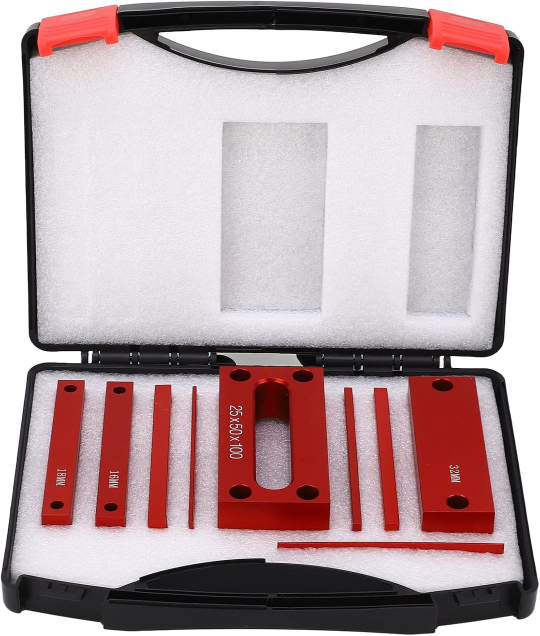 9 -pcs -Höhenmesssteine Blöcke Aluminiumlegierung Holzbearbeitung Setup -Riegel Präzision für Rout