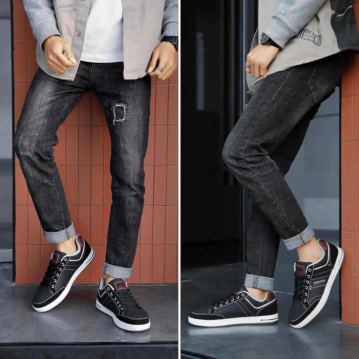 AX BOXING Freizeitschuhe Herren Sneakers Walkingschuhe Mode Schuhe Leichte Trainers Sportschuhe Grös